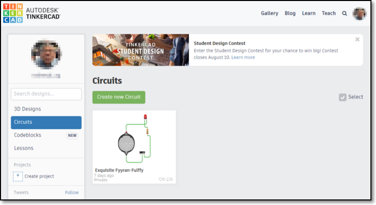 TinkerCAD Circuits