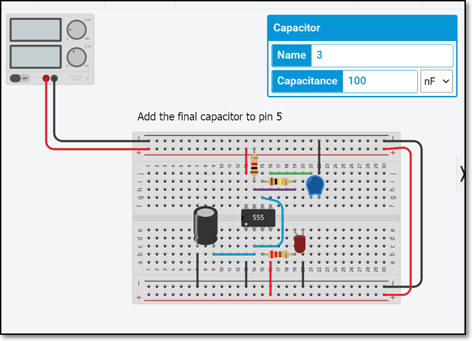 Step 5 Complete the circuit