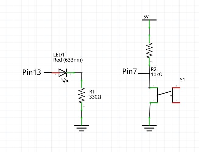 Toggle Switch Schematic